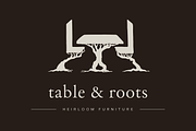 Table & Tree Roots / Furniture Logo, a Branding & Logo Template by Onyx Templates (Thumbnail 4 of 8)