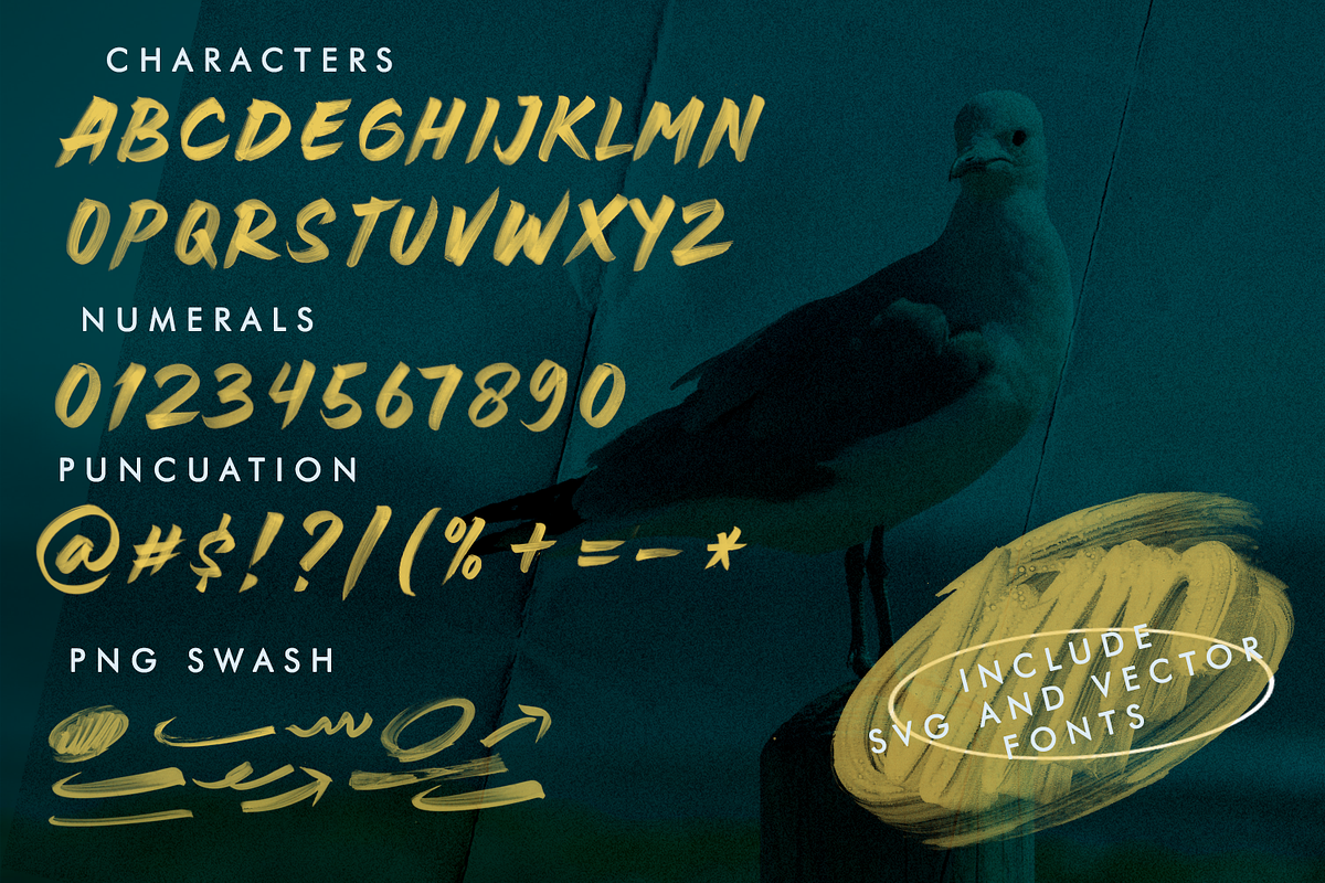 FADE AWAY, a Script Font by NUGS (Photo 6 of 6)