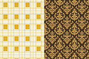 Mustard Toile Digital Paper, a Pattern Graphic by DreamCafeArt (Thumbnail 5 of 7)