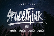SPACETHINK Typeface - Discount 50%, a Font by giemons™ (Thumbnail 4 of 8)