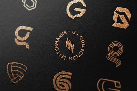 G Lettermarks Collection, a Branding & Logo Template by Musafeer Studio