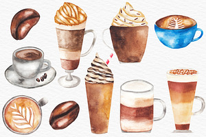 Watercolor Coffee Illustration