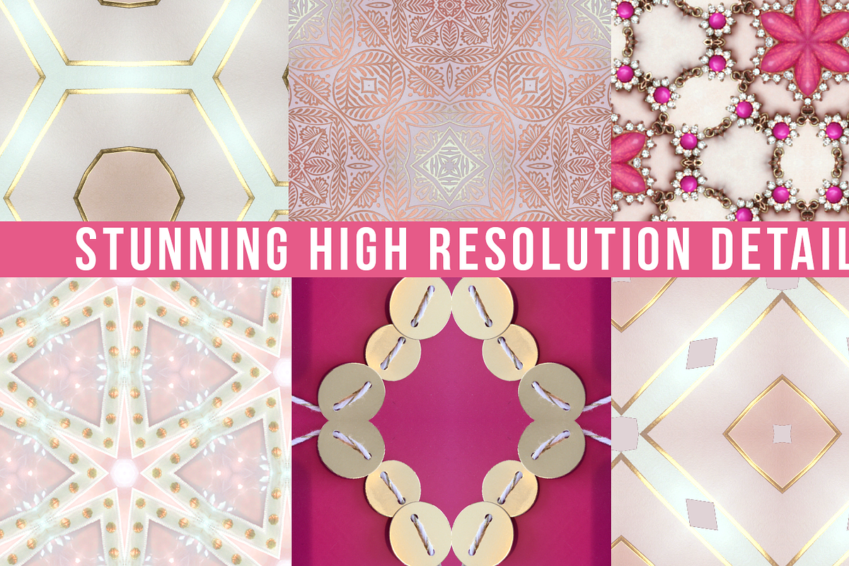 100+ Gold and Pink SEAMLESS 90% off!, a Pattern Graphic by TheLegacyBrandingCo (Photo 10 of 12)