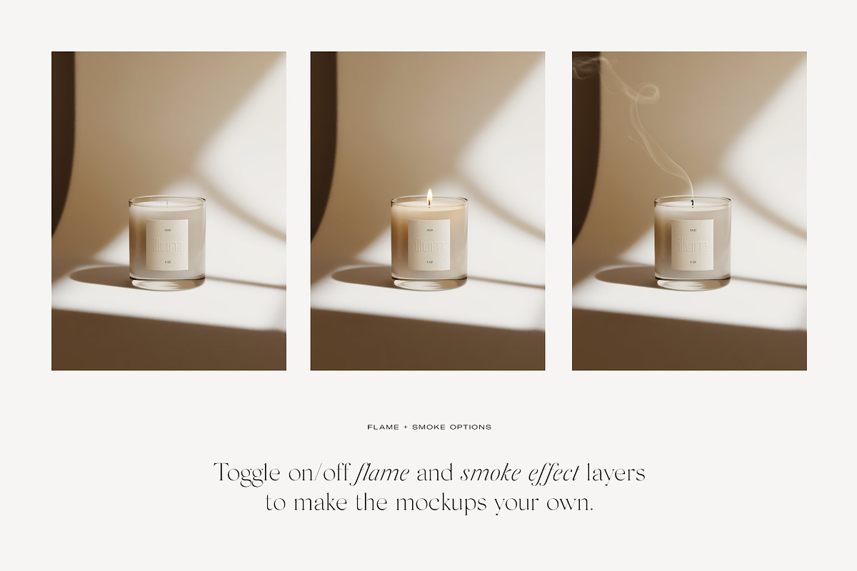 Candle Mockups + Label Mockups, a Packaging Mockup by October November (Photo 5 of 10)
