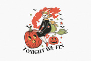 Vintage Halloween Sublimation Bundle, a Work Illustration by CreationArt (Thumbnail 3 of 12)