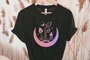 Moon flowers - celestial graphic kit, an Illustration by My Space Garden (Thumbnail 18 of 18)