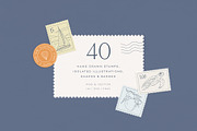 Stamps Illustration Collection, an Object Illustration by rouxsupplyco (Thumbnail 2 of 14)
