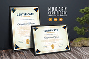 582. Modern Certificate Template, a Stationery Template by CreativeRezwan (Thumbnail 1 of 3)