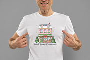 Small Town Christmas PNG, an Illustration by Designworld (Thumbnail 2 of 5)