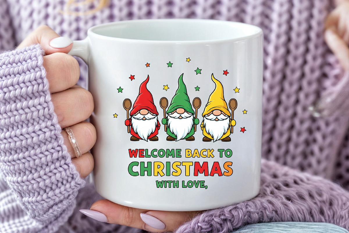 Welcome Christmas with Love Clipart, an Illustration by Craft Nest (Photo 3 of 6)