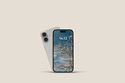 Realistic iPhone Mockup, an iPhone Mockup by ulfatunnazira (Thumbnail 4 of 7)