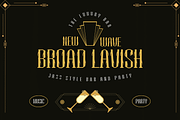 Mihbur | Art Deco Font, a Serif Font by twinstd (Thumbnail 4 of 13)