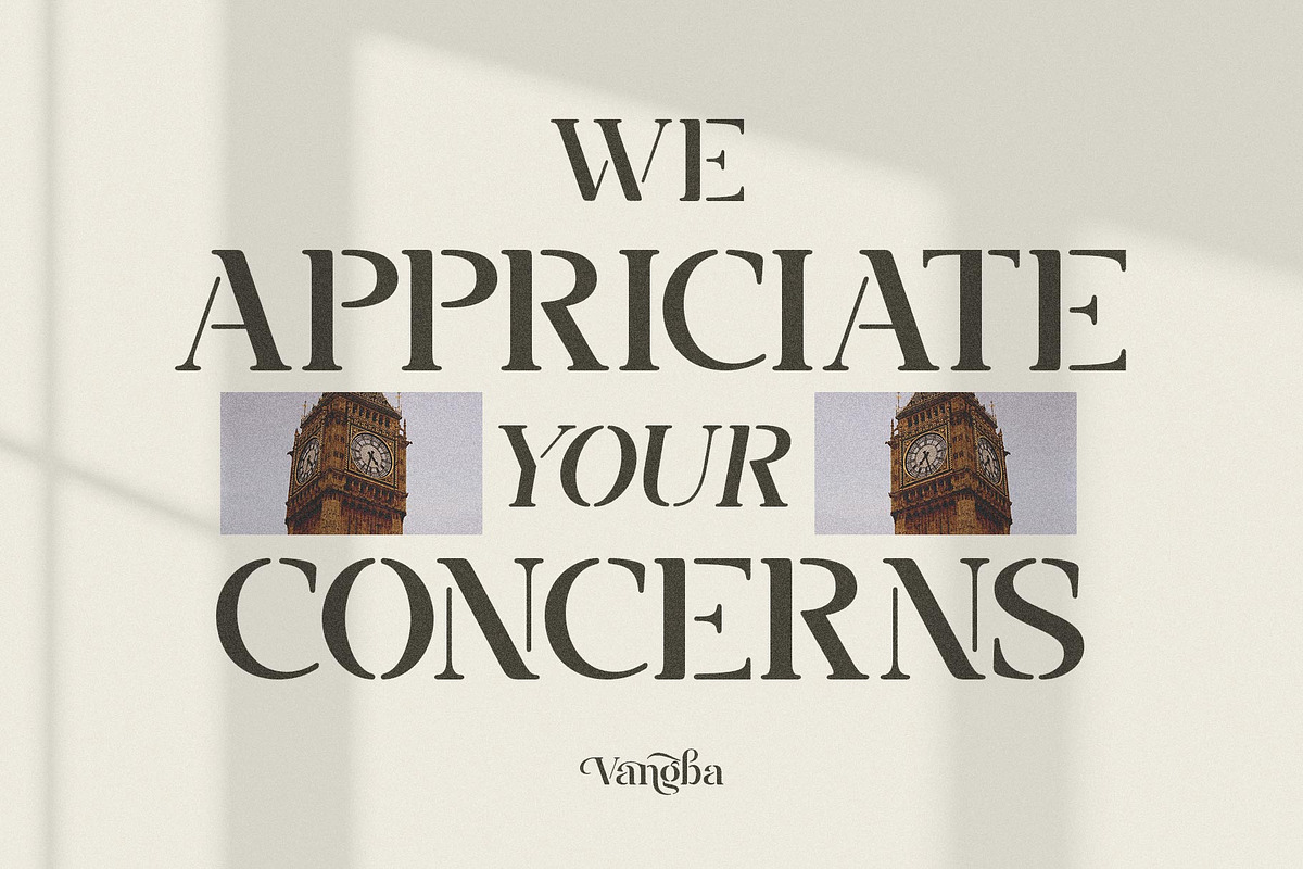 Vangba Typeface, a Serif Font by alit design (Photo 11 of 16)