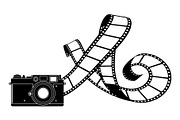 Vintage Camera Film Silhouette, an Object Illustration by yasushie (Thumbnail 6 of 31)
