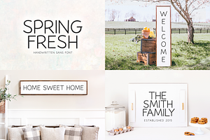 The Little Farmhouse Font BUNDLE