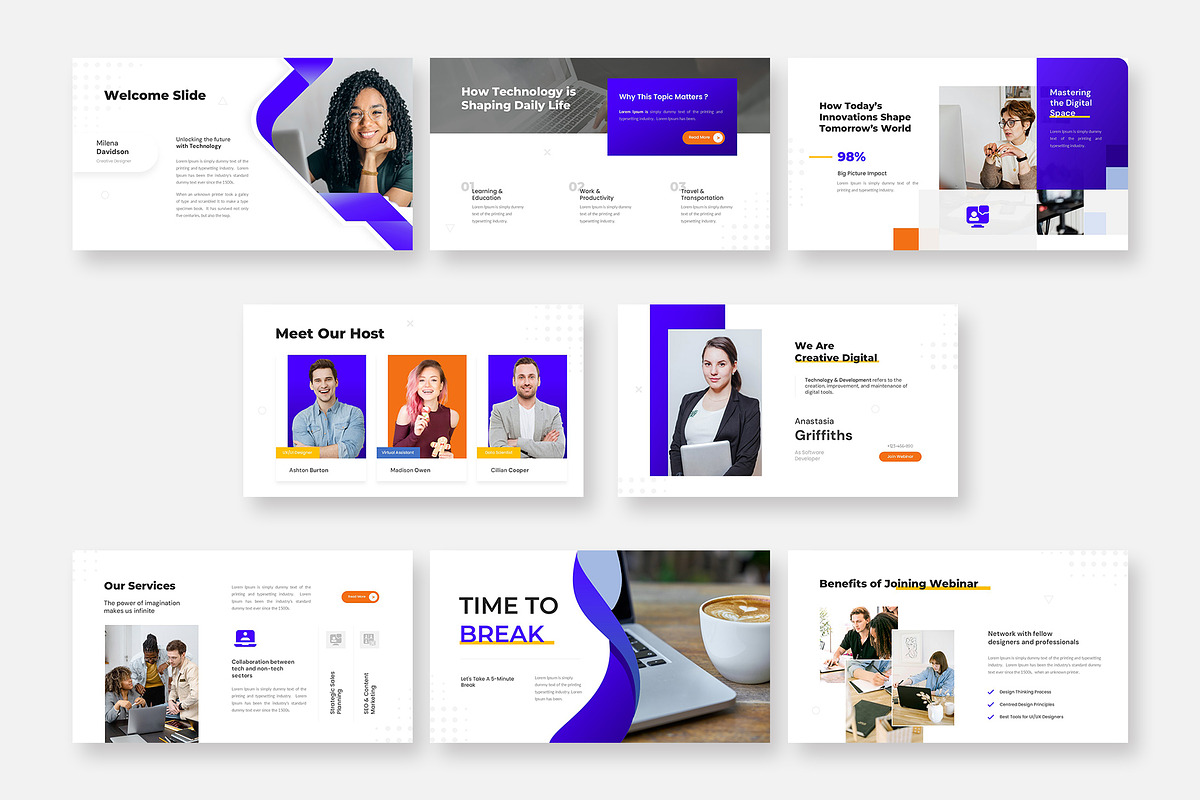 Webinar Presentation PowerPoint, a Presentation Template by Premast (Photo 2 of 3)
