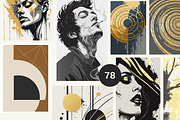 78 Minimalist Wall Art Prints, a Wallpaper Graphic by Helospace (Thumbnail 6 of 10)