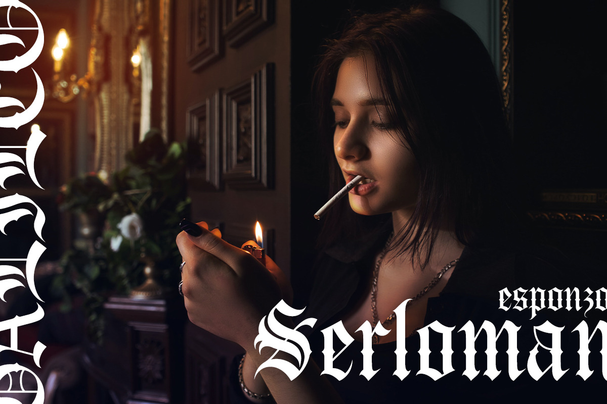 Carnage | Modern Blackletter, a Blackletter Font by Muntab_Art (Photo 2 of 8)