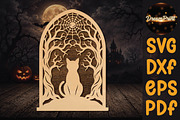 Spooky Tree & Black Cat Halloween, an Object Graphic by DreamPrint404 (Thumbnail 1 of 3)