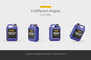 Plastic Jerry Can Mockup Set, a Packaging Mockup by Country4k (Thumbnail 4 of 4)