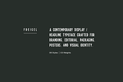 FREIGEL - Unique Display Font Family, a Sans Serif Font by Designova® (Thumbnail 8 of 10)