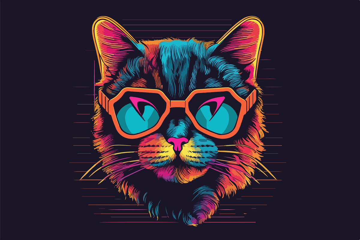 24 t-shirt designs bundle., an Animal Illustration by Fractal fonts & graphics (Photo 8 of 25)