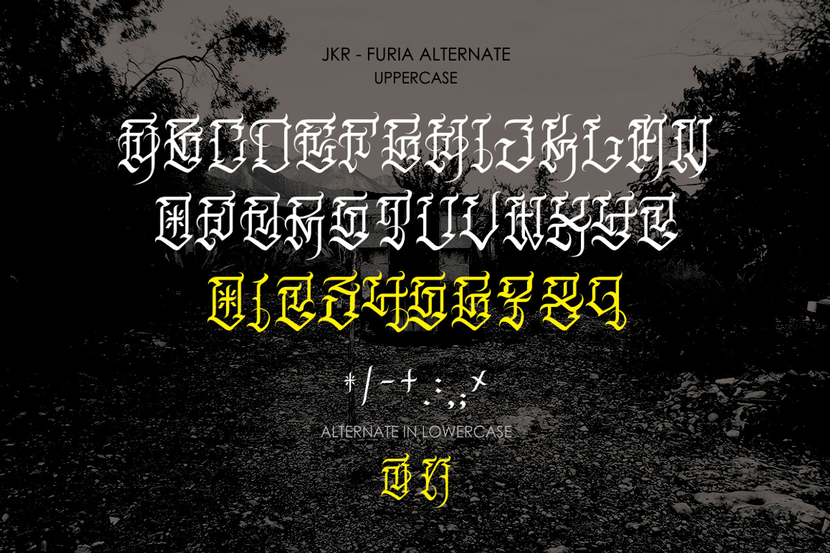 FURIA, a Font by jakejarkor (Photo 3 of 4)