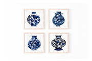 Blue & White Porcelain Clip Art, an Object Graphic by Patterns for Dessert (Thumbnail 6 of 8)