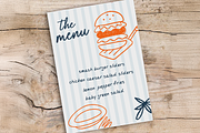 Drawn Baby Shower Menu Kit, a Print Template by Scott Wilson (Thumbnail 2 of 3)