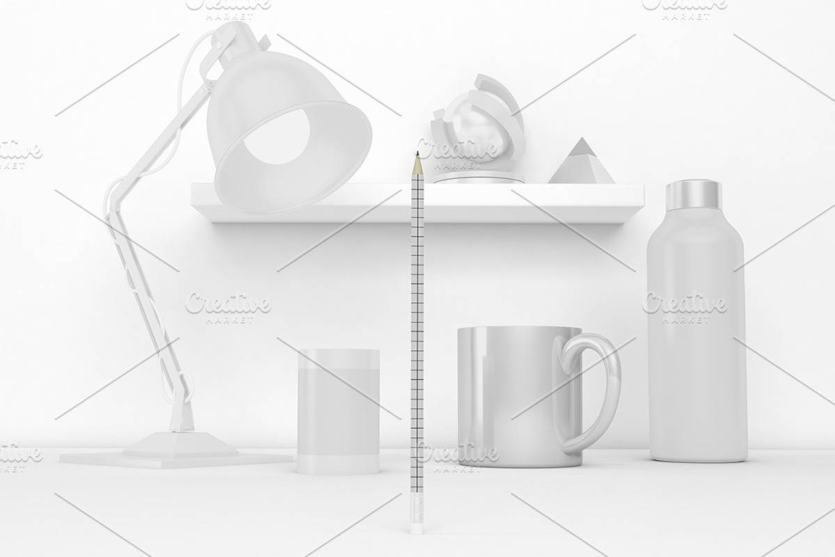 Desktop Pencil Mockup, a Pens & Pencil Mockup by Qaleb Studio (Photo 1 of 2)