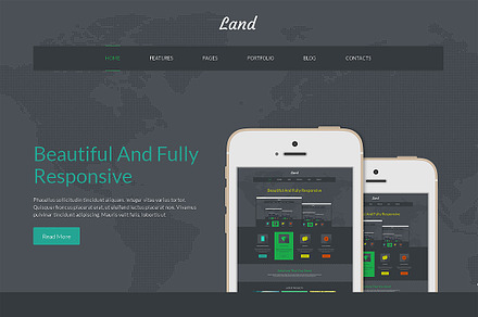 Land Bootstrap Responsive Template, a Bootstrap Template by IceTemplates
