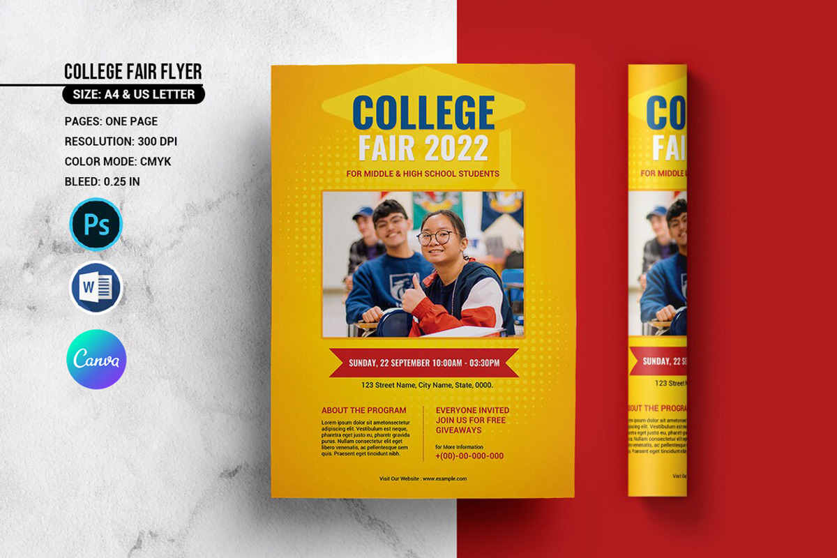 College Fair Flyer Template