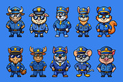 Animal Police Mascot Illustration, an Illustration by Riswan Ratta (Thumbnail 5 of 5)