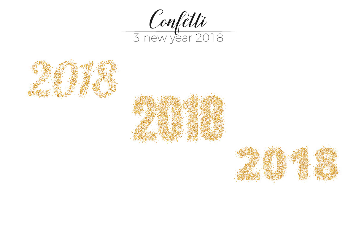 Gold confetti overlays, a Background Graphic by Max Letters (Photo 8 of 8)