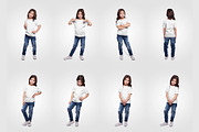 Kids Girl T-Shirt PSD Mockups Vol1.2, a Shirt Mockup by Hi, Mock-Up! (Thumbnail 11 of 12)