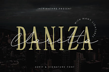 Daniza Claretta - Serif and Signatur