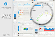 Dashboard - User Interface Template, a Websites & App Template by Florin Constantin (Thumbnail 1 of 5)