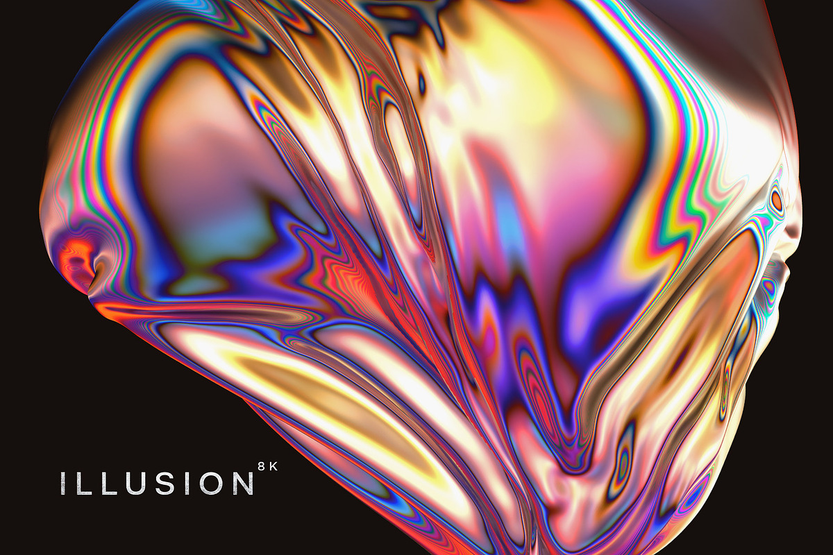 Illusion 8K: Optical Textures, an Object Graphic by RuleByArt (Photo 9 of 17)