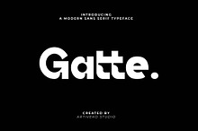 Gatte - Modern Elegant Logo Font