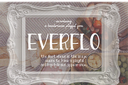 Everflo - Playful Font, a Handwritten Font by Berdansabersama (Thumbnail 1 of 8)