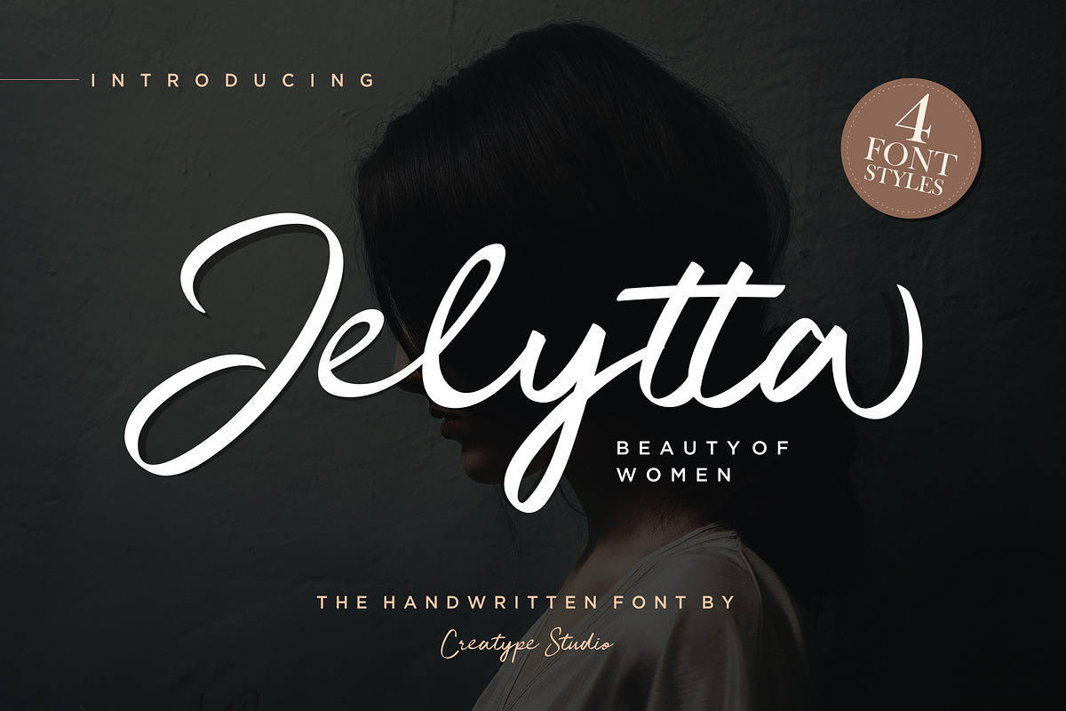 Jelytta Handwritten Wedding Font, a Script Font by Creatype Studio (Photo 1 of 11)
