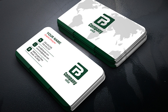 Clean Realtor Card Template PSD preview 7