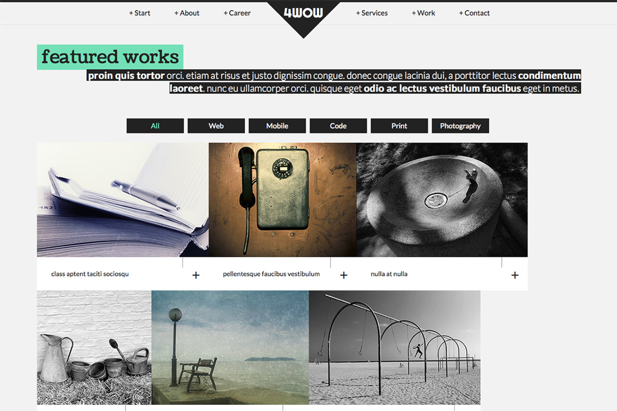 4WOW - Clean and Fun Responsive HTML, a HTML Template by 4EB Studio (Photo 4 of 5)