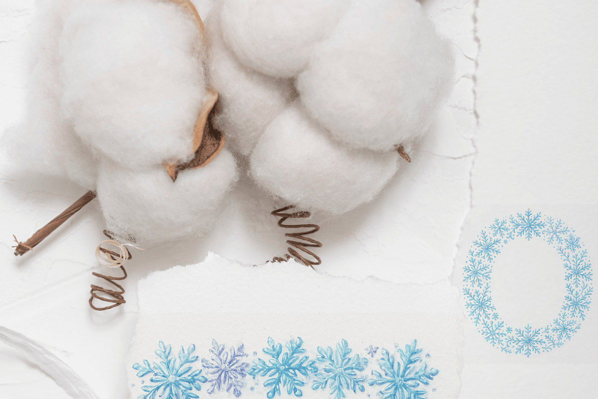 Snowflake Border Clipart Set, a Decorative Illustration by Pati Charm Studio (Photo 7 of 8)