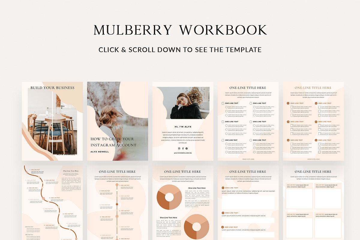 Mulberry Workbook | CANVA, a Magazine Template by Ralony (Photo 9 of 10)