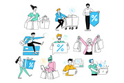 Big Sale Doodle Illustration, an Object Illustration by SLAB! Design (Thumbnail 2 of 2)