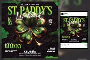 Saint Patricks Day Flyer Template, a Flyer Template by Hotpin (Thumbnail 2 of 2)