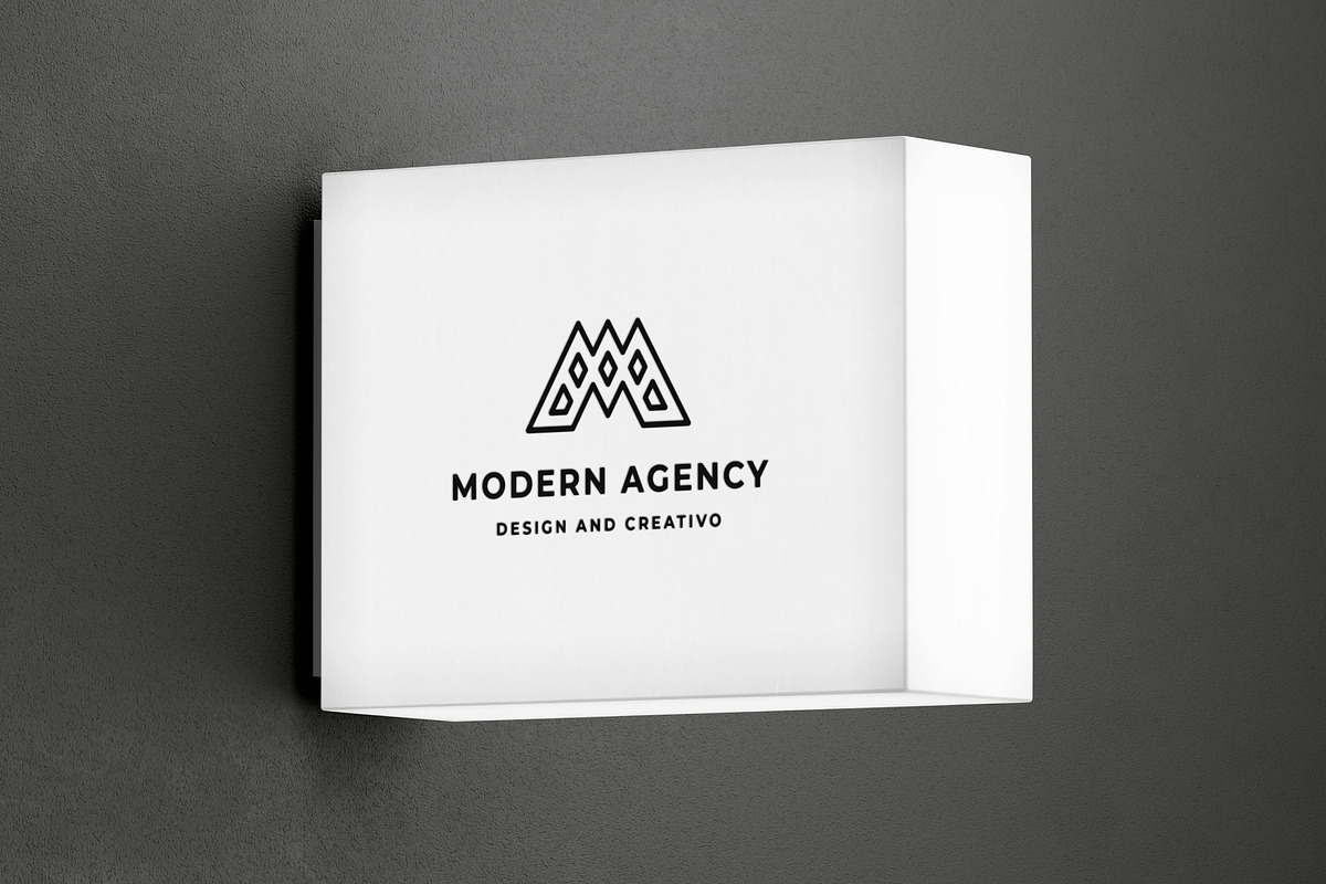 Modern Agency Letter M Logo, a Branding & Logo Template by Design_Planet (Photo 2 of 5)