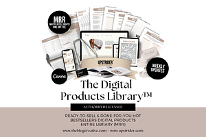 The Digital Products Library MMR, a Social Media Template by The Blog Creative