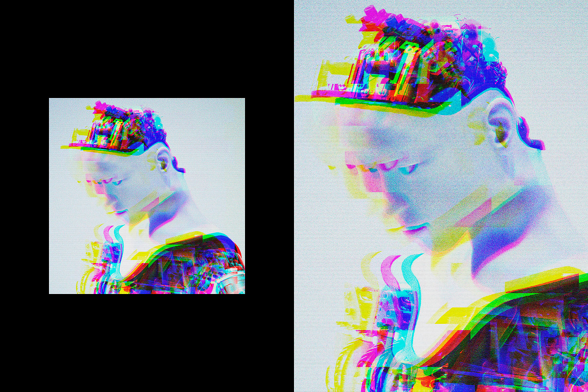 Classic Glitch Effects Collection, a Layer Style Add-On by pixelbuddha.net (Photo 8 of 12)